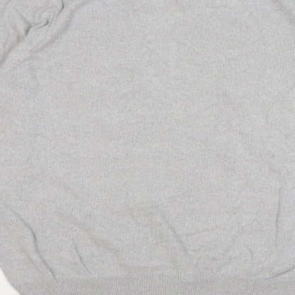 Topman Mens Grey Cotton Pullover Sweatshirt Size L