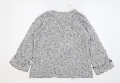 Womens UK Size M NEXT Grey Pullover Jumper