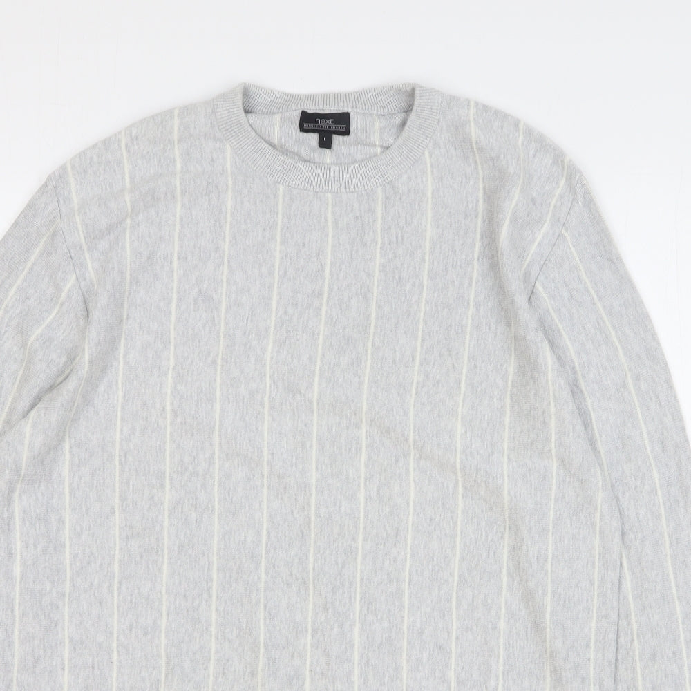 Womens UK Size L NEXT Grey Pullover Sweatshirt