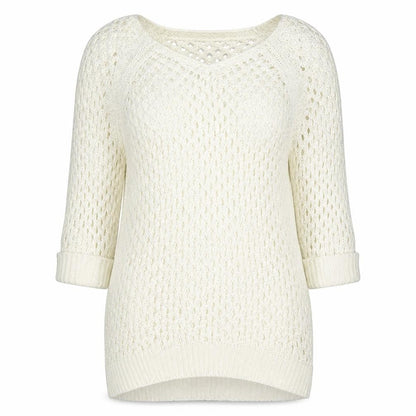 Womens UK Size S Peacocks White Pullover Jumper