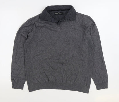 Womens UK Size L NEXT Grey Pullover Jumper