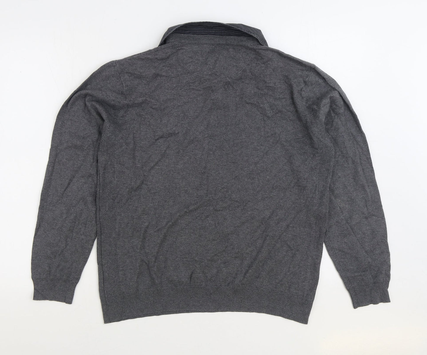 Womens UK Size L NEXT Grey Pullover Jumper