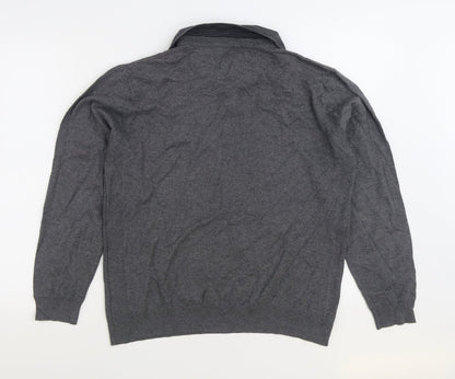 Womens UK Size L NEXT Grey Pullover Jumper