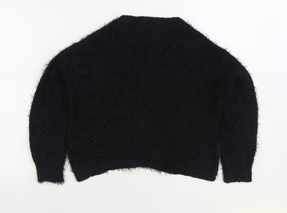 Womens UK Size 10 River Island Black Pullover Jumper