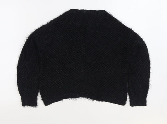 Womens UK Size 10 River Island Black Pullover Jumper