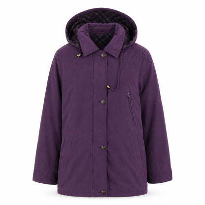 Womens UK Size 10 Berkertex Purple Jacket
