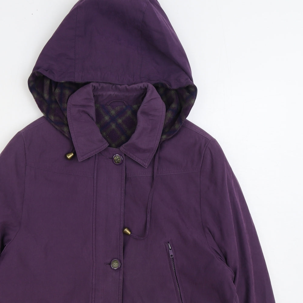 Womens UK Size 10 Berkertex Purple Jacket