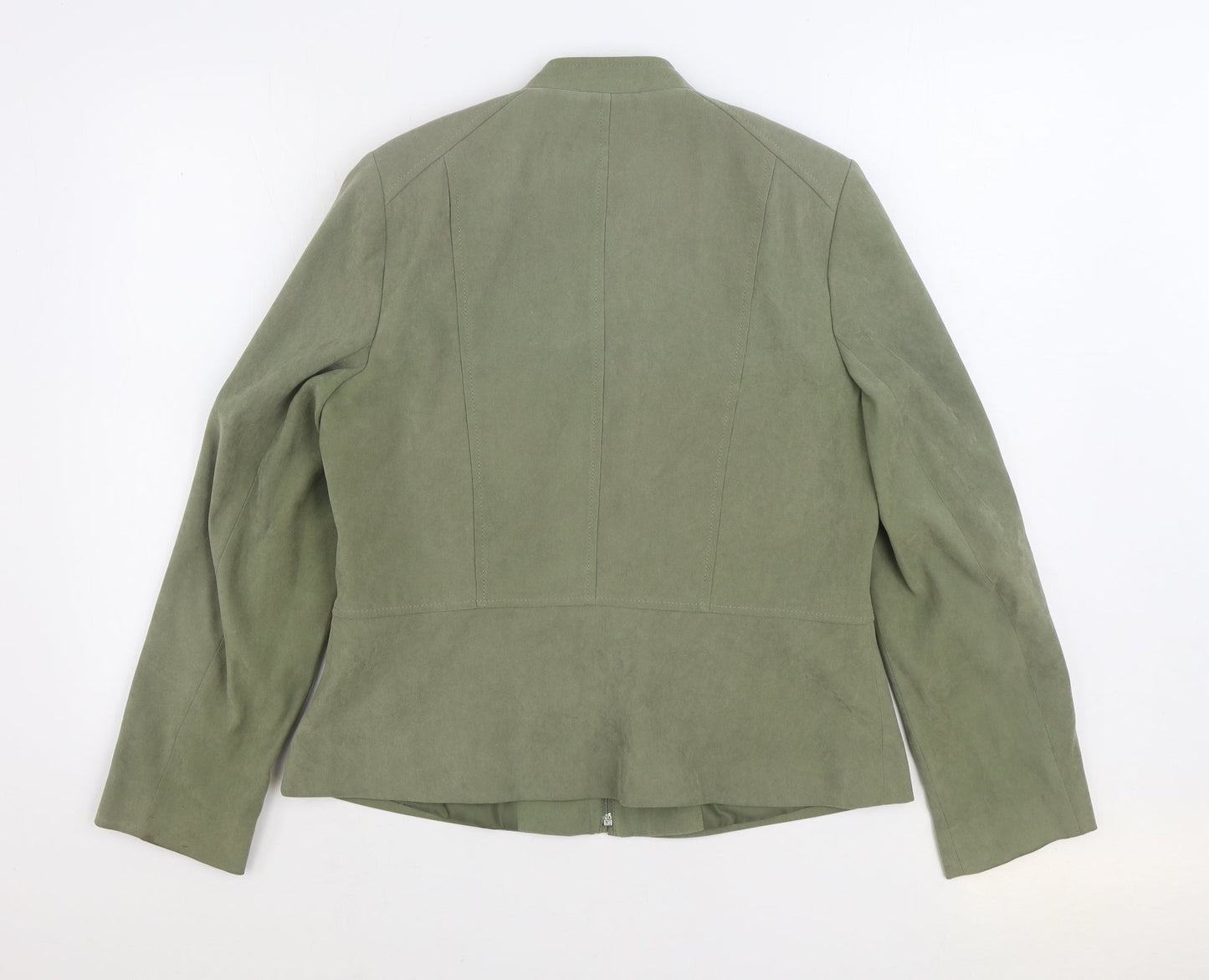 Womens UK Size 14 Preworn Green Jacket
