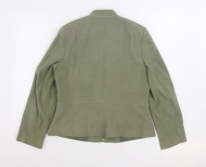 Womens UK Size 14 Preworn Green Jacket