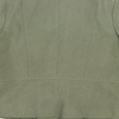 Womens UK Size 14 Preworn Green Jacket