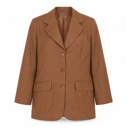 Womens UK Size 12 C&A Brown Overcoat