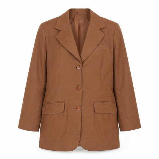 Womens UK Size 12 C&A Brown Overcoat