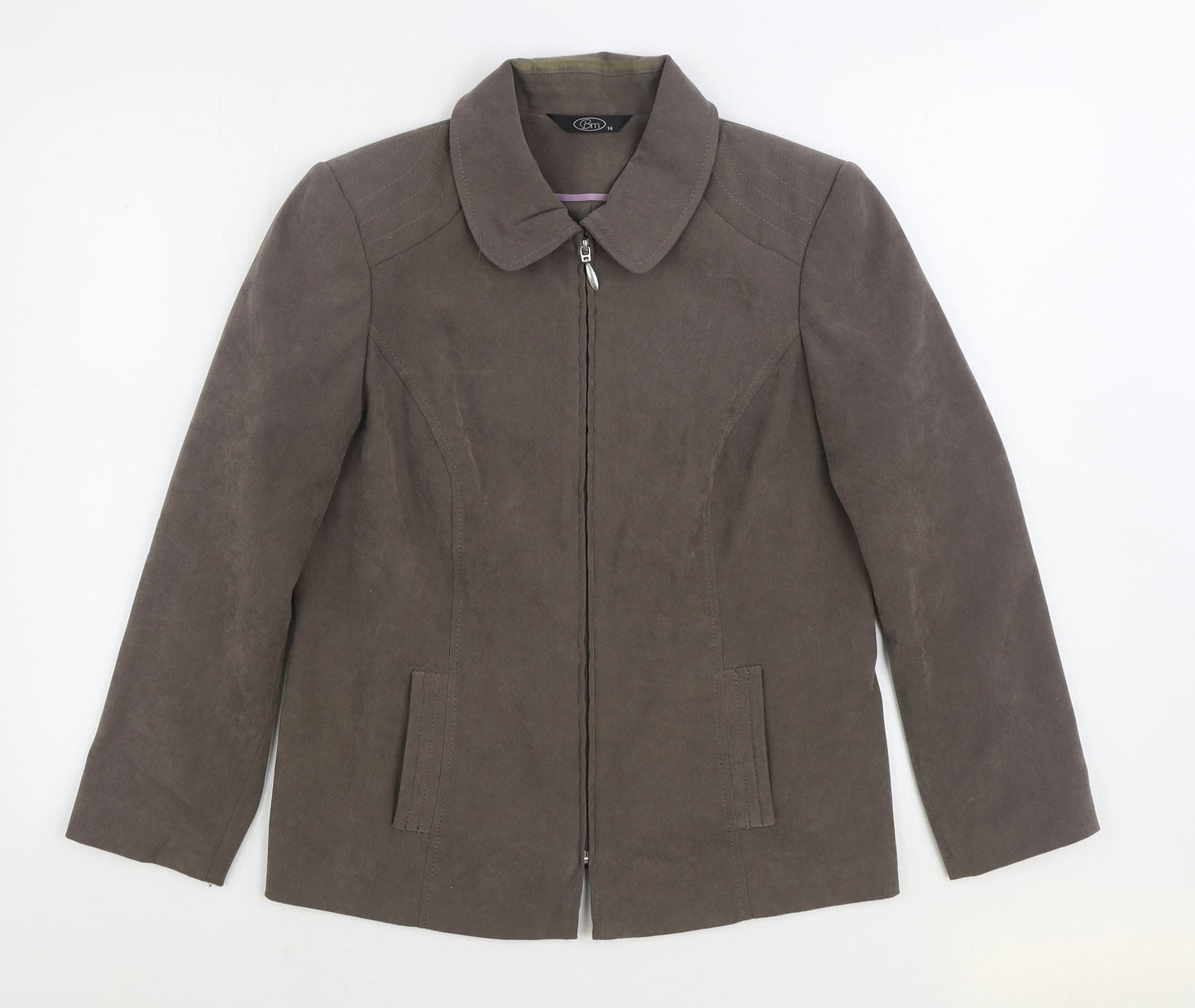 Womens UK Size 14 BM Grey Jacket