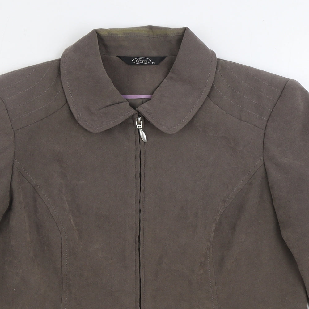 Womens UK Size 14 BM Grey Jacket