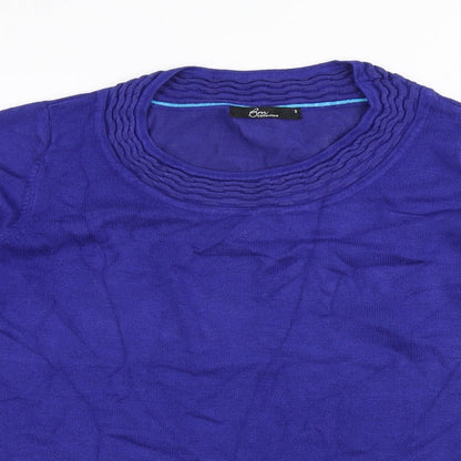 Womens UK Size S Bonmarché Blue Pullover Jumper