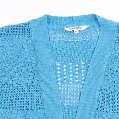 Womens UK Size 12 The Collection Blue Cardigan Jumper