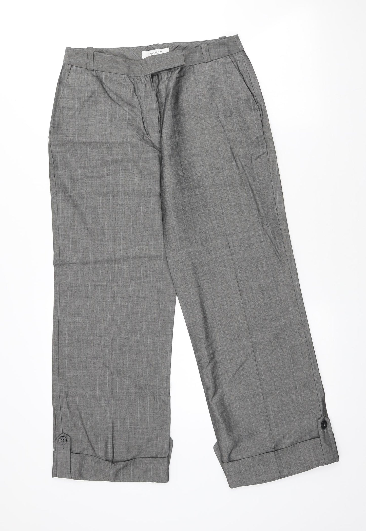 Womens UK Size 8 NEXT Regular Fit  Grey Trousers