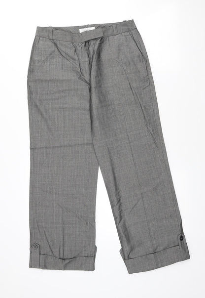 Womens UK Size 8 NEXT Regular Fit  Grey Trousers