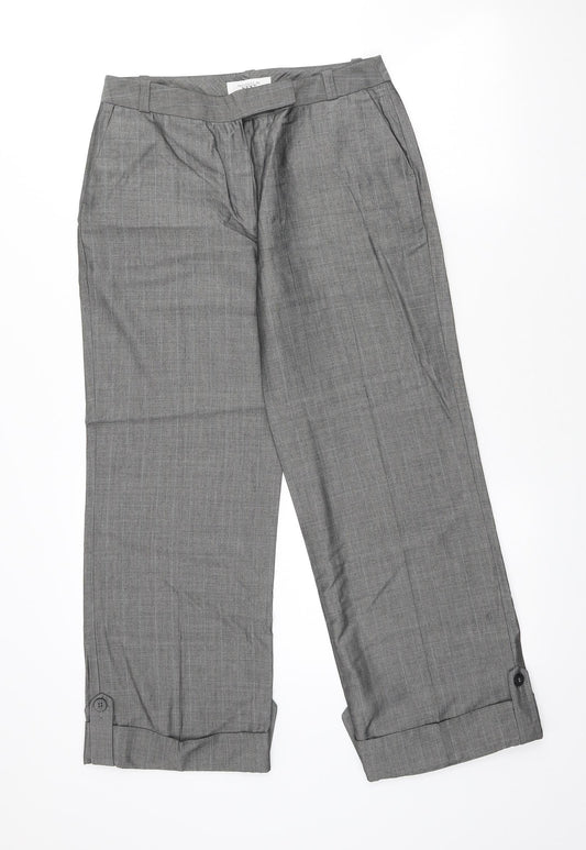 Womens UK Size 8 NEXT Regular Fit  Grey Trousers