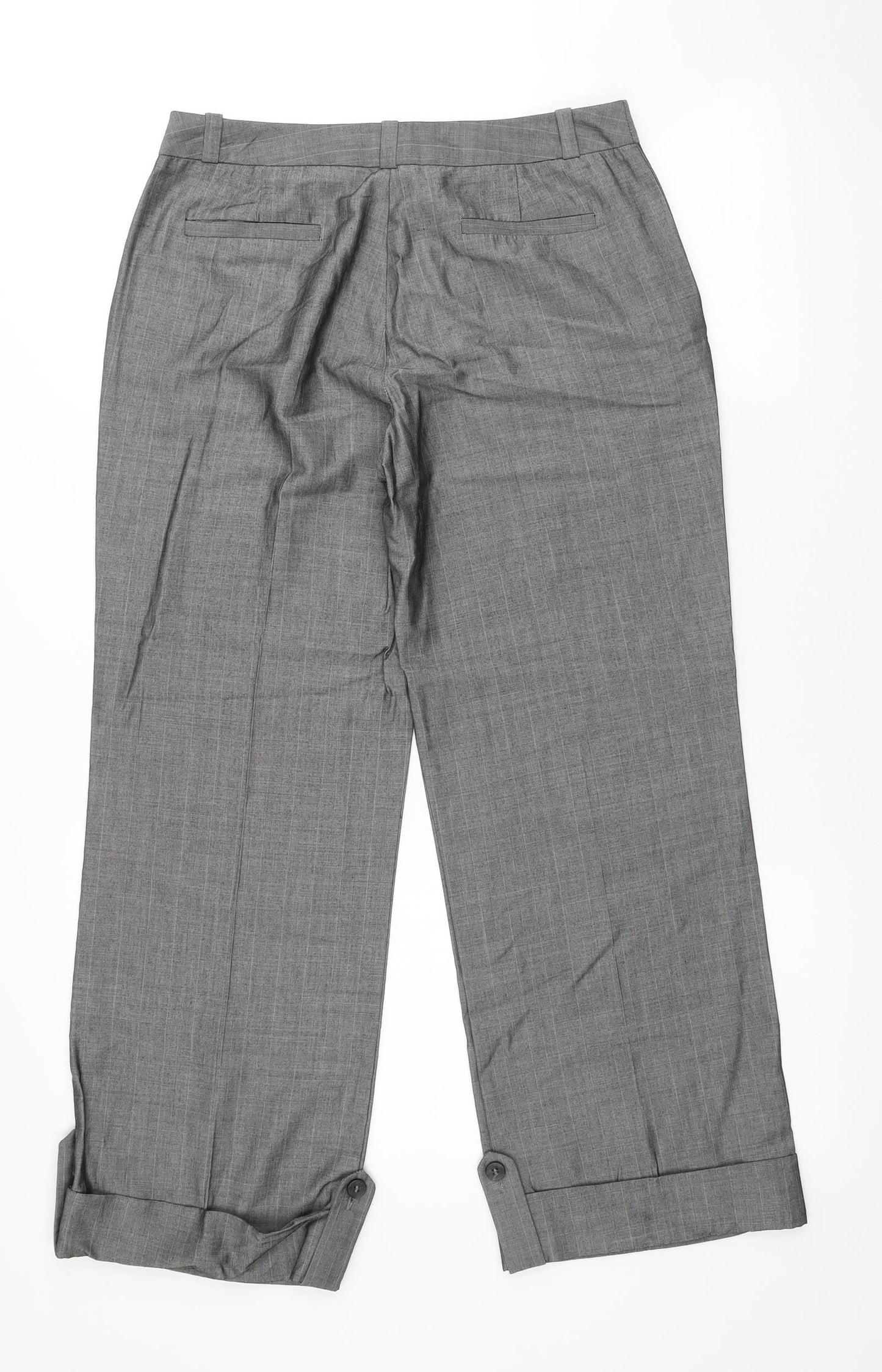 Womens UK Size 8 NEXT Regular Fit  Grey Trousers