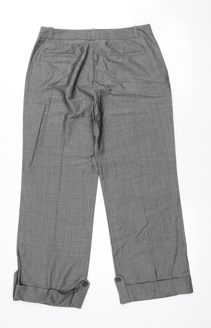 Womens UK Size 8 NEXT Regular Fit  Grey Trousers