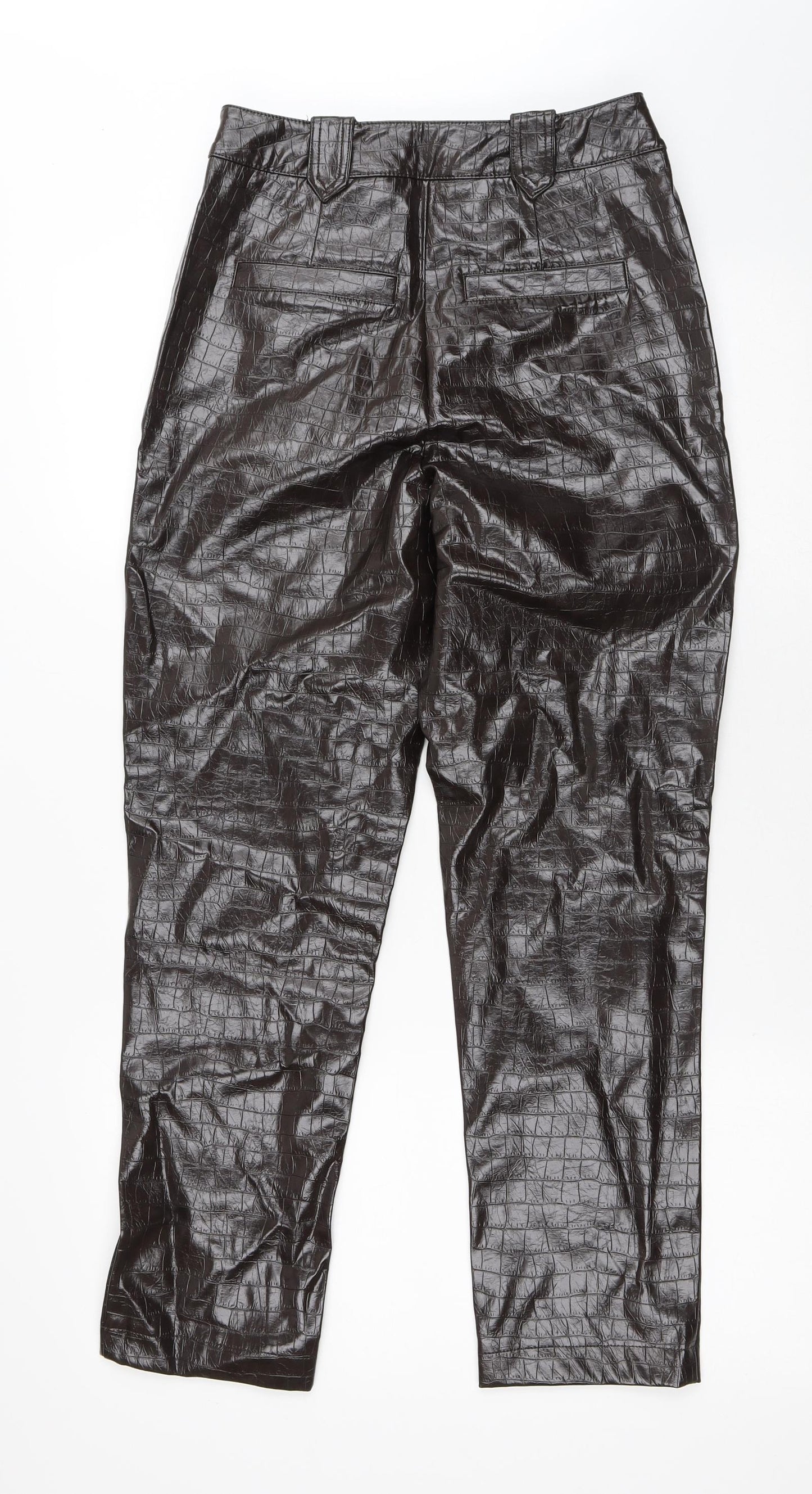 Womens UK Size 6 NEXT Regular Fit  Brown Trousers