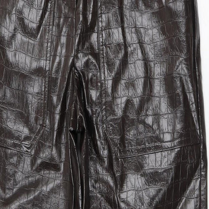 Womens UK Size 6 NEXT Regular Fit  Brown Trousers