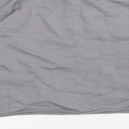 Primark Girls Grey Cotton Pullover Sweatshirt Size 12 Years - Smile