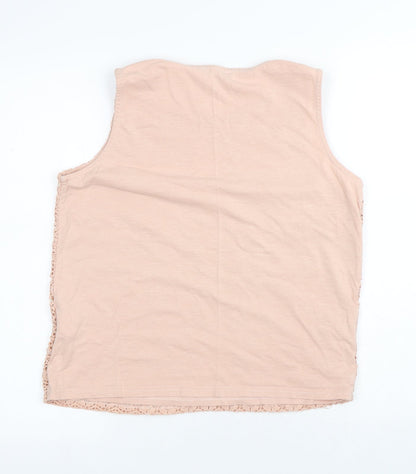 Womens UK Size 14 Intuition Pink Basic Tank