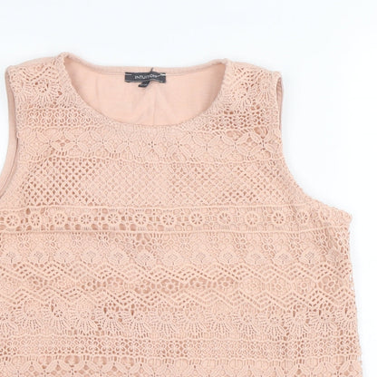 Womens UK Size 14 Intuition Pink Basic Tank