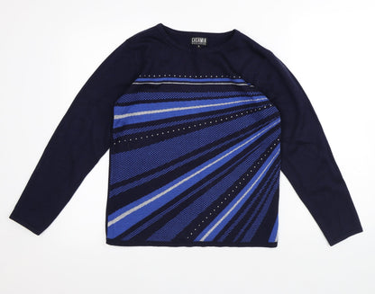 Womens UK Size S Casamia Black Pullover Jumper