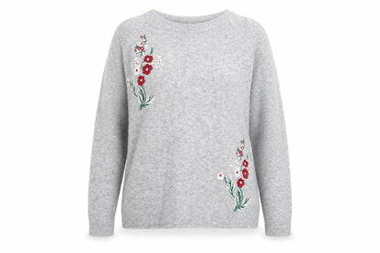 Womens UK Size 10 Intuition Grey Pullover Jumper