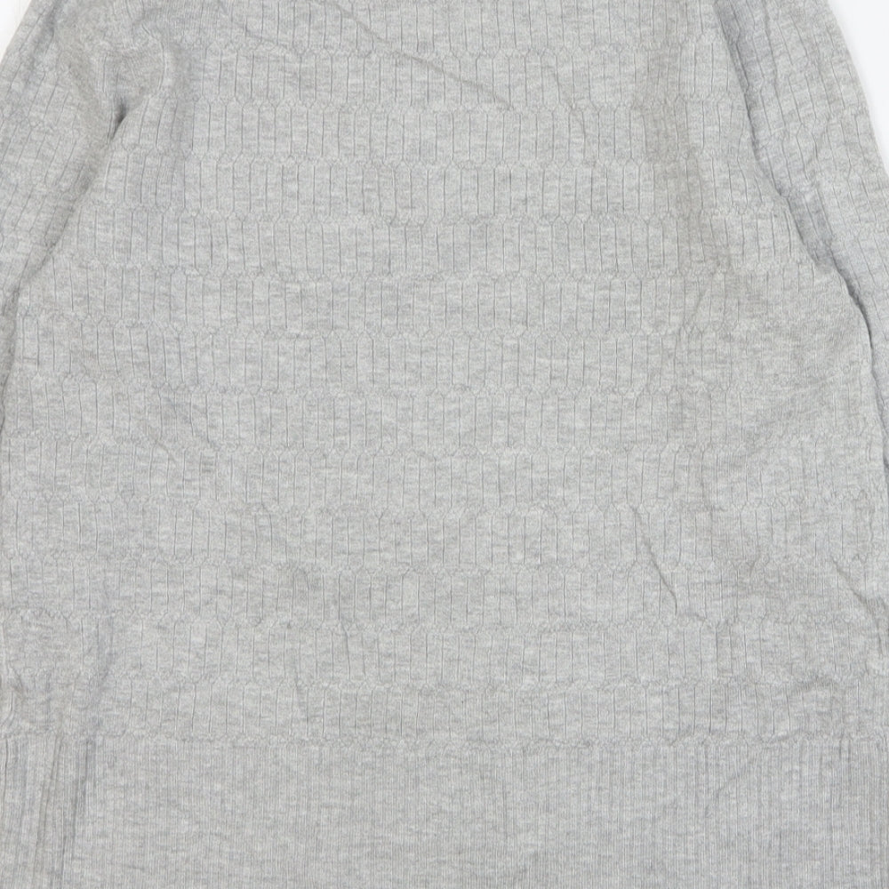 Womens UK Size 12 Marks and Spencer Grey Pullover Jumper