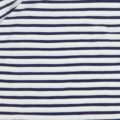 Womens UK Size 10 South Blue Basic T-Shirt