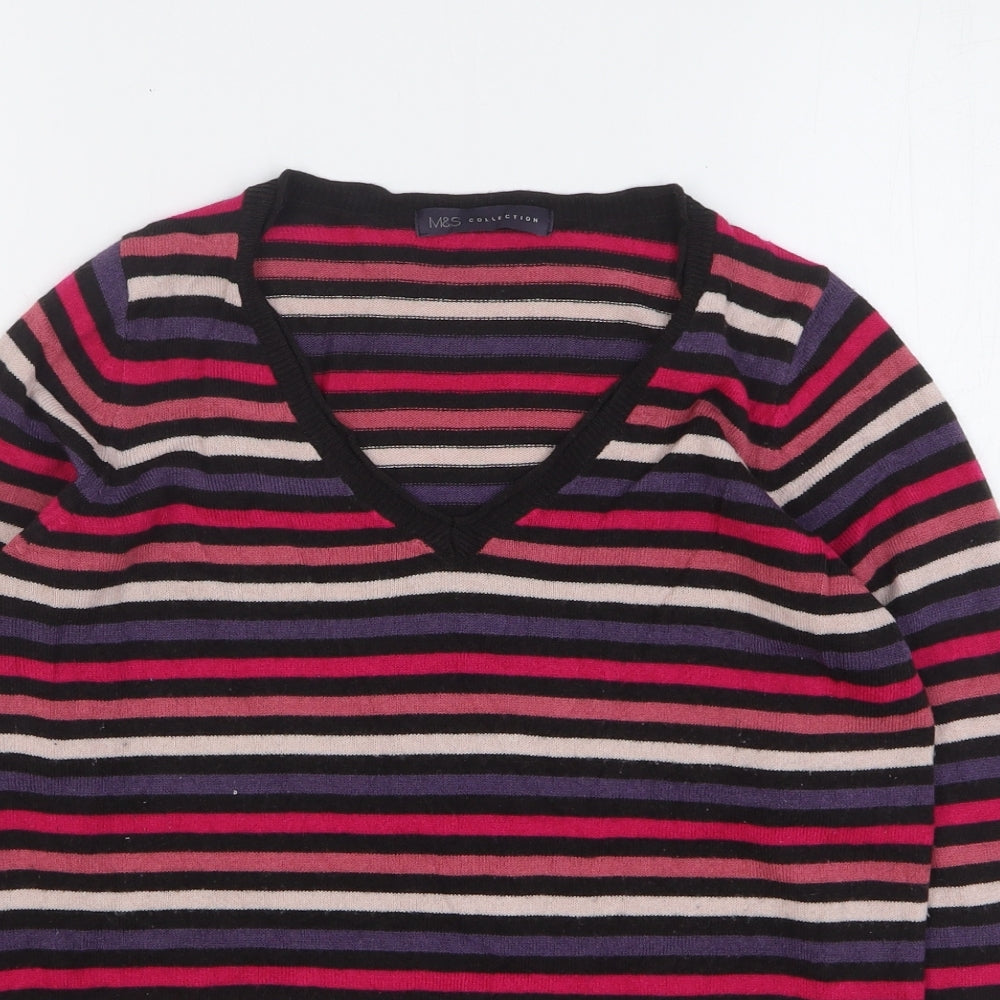 Womens UK Size 10 Marks and Spencer Multicoloured Pullover Jumper