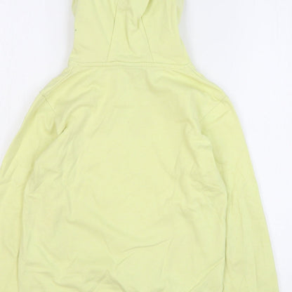 Matalan Girls Yellow Cotton Pullover Hoodie Size 9 Years Pullover - Unicorn Squad