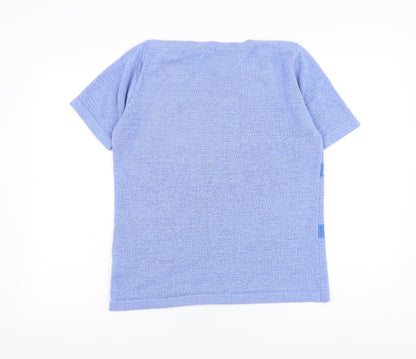 Womens UK Size S Reflect Blue Pullover Jumper