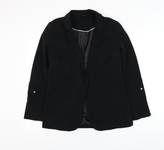 George Womens Black Jacket Blazer Size 10