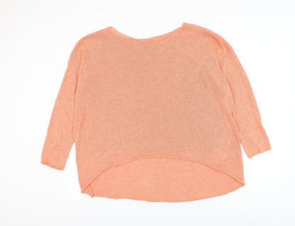 Womens UK Size XL Preworn Pink Pullover Jumper