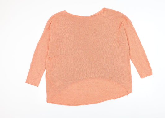 Womens UK Size XL Preworn Pink Pullover Jumper