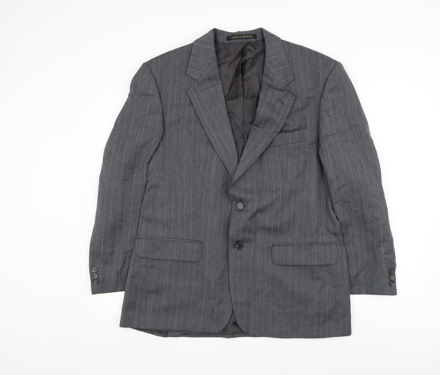 Mens UK Size 40 Marks and Spencer Regular Grey Suit Jacket