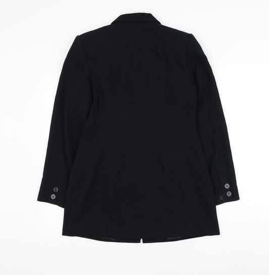 Principles Womens Black Jacket Blazer Size 10 Button