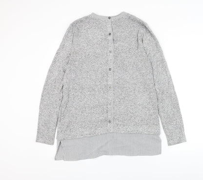 Womens UK Size 12 House of Fraser Grey Pullover Jumper
