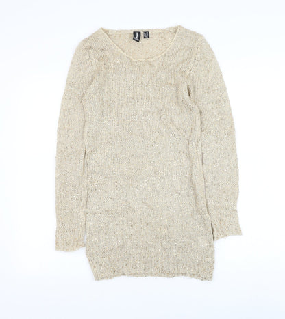Womens UK Size 8 Izabel London Gold Pullover Jumper