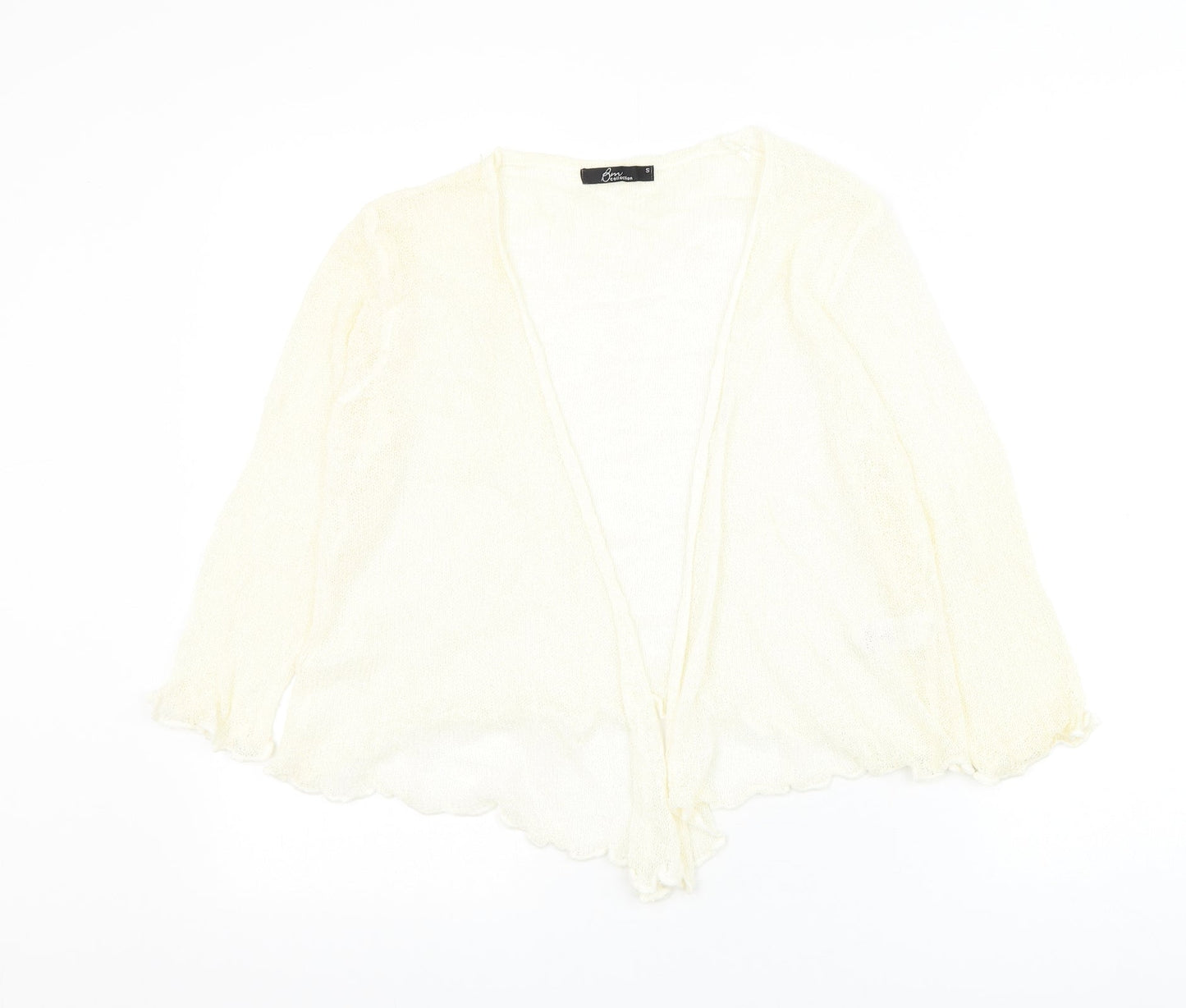 Womens UK Size S Bonmarché Ivory Cardigan Jumper
