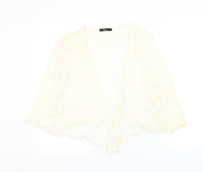 Womens UK Size S Bonmarché Ivory Cardigan Jumper