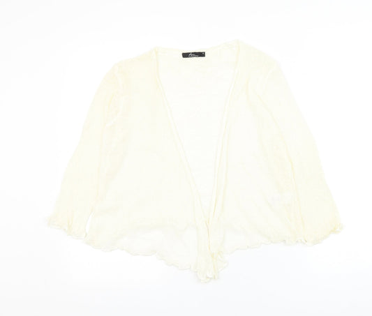 Womens UK Size S Bonmarché Ivory Cardigan Jumper