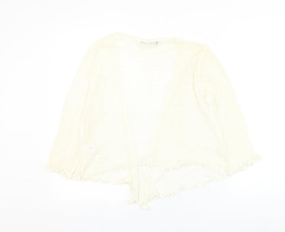 Womens UK Size S Bonmarché Ivory Cardigan Jumper
