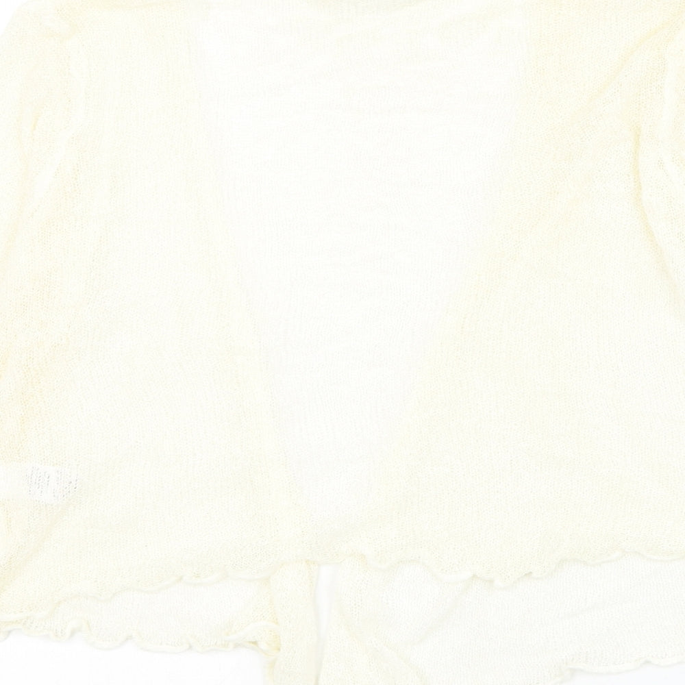 Womens UK Size S Bonmarché Ivory Cardigan Jumper
