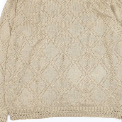 Womens UK Size 14 Beaumonde Brown Pullover Jumper
